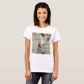 Lady mit einem Fan, Gustav Klimt T-Shirt (Vorne ganz)