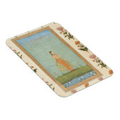 Lady mit einer Blume, stehend von einem Lilienteic Magnet (Rechte Seite)