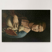 Lady mit einer Ermine-Cecilia Gallerani von Leonar Puzzle (Horizontal)