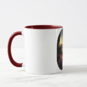 Lady mit einer Taubenkaffee-Tasse Tasse (Links)