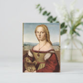 Lady mit Einhorn Postkarte (Stehend Vorderseite)