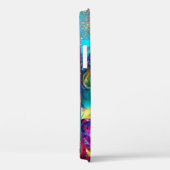 LADY MIT GEFÜHRTER MASKE Venezianische Maskennacht Case-Mate iPhone Hülle (Rückseite / Rechts)