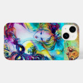 LADY MIT GEFÜHRTER MASKE Venezianische Maskennacht Case-Mate iPhone Hülle (Rückseite (Horizontal))