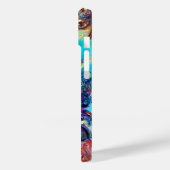 LADY MIT GEFÜHRTER MASKE Venezianische Maskennacht Case-Mate iPhone Hülle (Rückseite / Links)