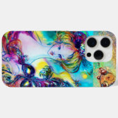 LADY MIT GEFÜHRTER MASKE Venezianische Maskennacht Case-Mate iPhone Hülle (Rückseite (Horizontal))