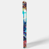 LADY MIT GEFÜHRTER MASKE Venezianische Maskennacht Case-Mate iPhone Hülle (Rückseite / Links)