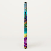 LADY MIT GEFÜHRTER MASKE Venezianische Maskennacht Case-Mate iPhone Hülle (Hinten/Rechts)