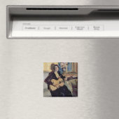 Lady mit Gitarre, 1911 Magnet (In Situ (Geschirrspüler))