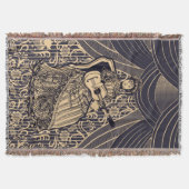 Lady mit Gitarre Decke (Vorderseite)