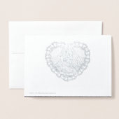 Lady mit Gitarre Folienkarte (Rückseite mit Umschlag)