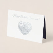 Lady mit Gitarre Folienkarte (Vorderseite)