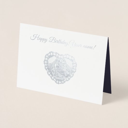 Lady mit Gitarre Folienkarte (Vorderseite)