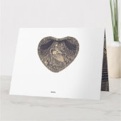 Lady mit Gitarre Karte (Rückseite)