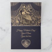 Lady mit Gitarre Karte (Innenseite)