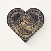 Lady mit Gitarre Notizblock (Rückseite)