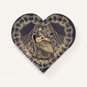 Lady mit Gitarre Notizblock (Vorderseite)