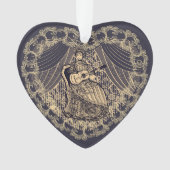 Lady mit Gitarre Ornament (Vorderseite)