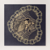 Lady mit Gitarre Puzzle (Horizontal)