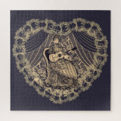 Lady mit Gitarre Puzzle (Vertikal)