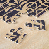 Lady mit Gitarre Puzzle (Seite)