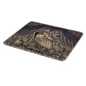 Lady mit Gitarre Schneidebrett (Ecke)