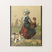 Lady mit Hund, Puzzle (Vertikal)