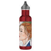 Lady mit Kardinal Englische Hütte Edelstahlflasche (Rechts)