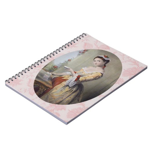 Lady mit Karten Notizblock (Linke Seite)