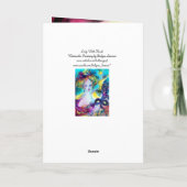 LADY MIT MASQUERADE-MASK KARTE (Rückseite)