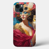 Lady mit Owl Fantasy Art Case-Mate iPhone Hülle (Rückseite)