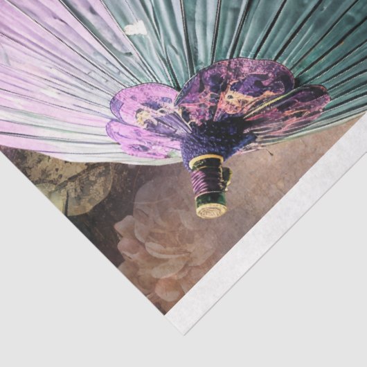 Lady mit Parasol, französischer Chic Seidenpapier (Ausschnitt)