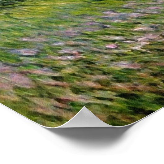 Lady mit Parasol Poster (Ecke)