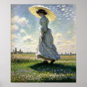 Lady mit Parasol Poster (Vorne)