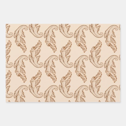 Lady mit Pflücken in ihrem Haar, Geschenk Geschenkpapier Set (Vorderseite 2)