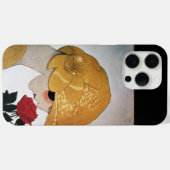 LADY MIT ROTE ROSE Case-Mate iPhone HÜLLE (Rückseite (Horizontal))