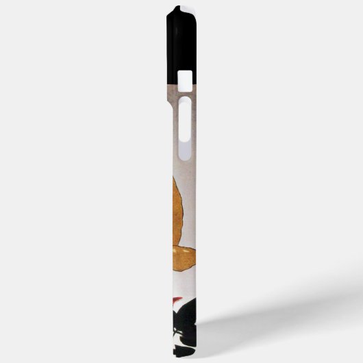 LADY MIT ROTE ROSE Case-Mate iPhone HÜLLE (Rückseite / Links)