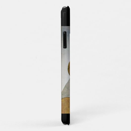 LADY MIT ROTE ROSE MONOGRAM Case-Mate iPhone HÜLLE (Hinten/Rechts)