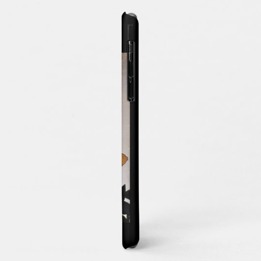 LADY MIT ROTE ROSE MONOGRAM Case-Mate iPhone HÜLLE (Hinten/Links)