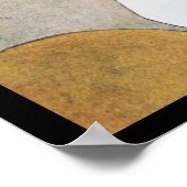 LADY MIT ROTE ROSE POSTER (Ecke)