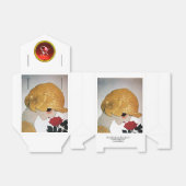 LADY MIT ROTE ROSE RUBY GEM STONE MONOGRAM GESCHENKSCHACHTEL (Ungefaltet)