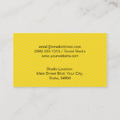 Lady mit Schirm Visitenkarte (Rückseite)