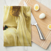 Lady mit Sonnenschirm Küchentuch (Viertel Falte)