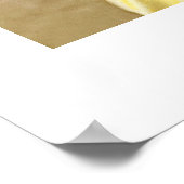 Lady mit Sonnenschirm Poster (Ecke)