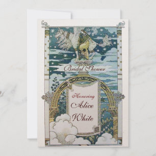 LADY MIT UNICORN BRAUTPARTY PARTY GOLD EINLADUNG