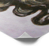 LADY MIT WAVY HAIR/POSTER POSTER (Ecke)