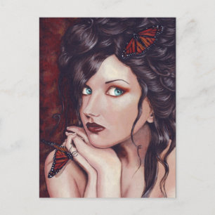 Lady Monarch Postcard Postkarte