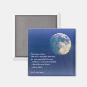 Lady Moon Magnet (Vorderseite/Rückseite)