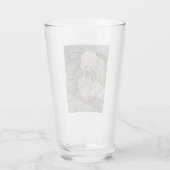 Lady Mouse in einer Mob Cap (von Beatrix Potter) Glas (Rückseite)