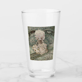 Lady Mouse in einer Mob Cap (von Beatrix Potter) Glas