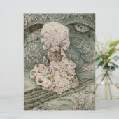 Lady Mouse in einer Mob Cap (von Beatrix Potter) Karte (Stehend Vorderseite)